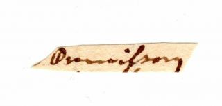 John Adams Autograph Clip Document - U.  S.  President,  George Washington Vp (2)
