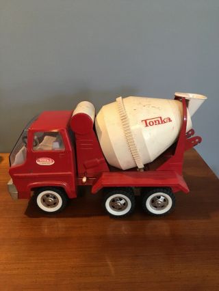 Vintage Tonka Cement Truck,  Pressed Steel Toy Vehicle