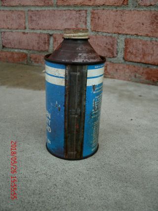 Vintage conetop Volkswagen Brake Fluid oil can - rare late 1960 ' s 4