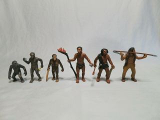 Bullyland Evolution Of Man Toy Set,  Prehistoric Neanderthal Figures