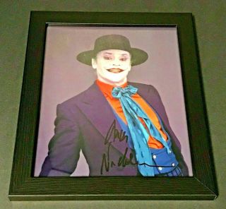 The Joker Photograph Signed by Jack Nicholson - Batman 1989 - Framed 2