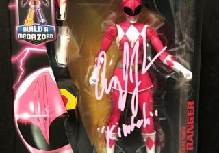 Power Rangers Pink Ranger Limited Edition Action Figure Signed by Amy Jo Johnson 2