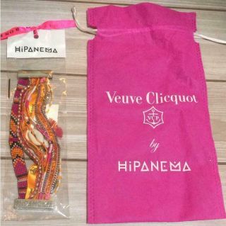 Veuve Clicquot Champagne Handmade Hipanema Cuff In Bag
