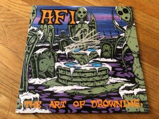 Afi - The Art Of Drowning Lp - Signed - Davey Havok - Punk