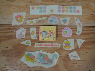 Vintage 1976 Sanrio My Melody The Music Forest Mini Sticker Seal Book & Stickers