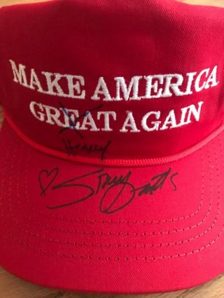 Stormy Daniels signed MAGA hat w/ proof President Donald Trump xxx porn 2