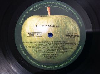 Beatles.  1968 Mono White Album Number.  51820