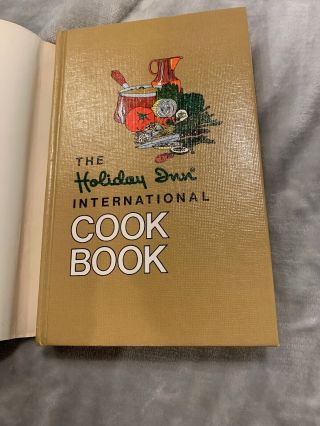 The Holiday Inn International Cook Book 1972 Hb Vintage Motel Advertising