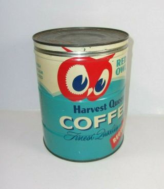Red Owl Grocery Store Harvest Queen vintage Coffee Tin T 2