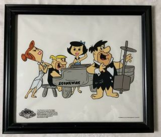 The Flintstones Viva Rock Vegas,  " Stoneway " Framed Sericel Artwork