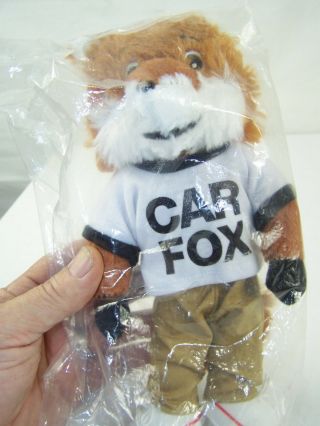 Show Me The Carfax Car Fox 9 " Stuffed Plush Animal