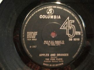 The Pink Floyd 45 - Apples And Oranges 1967