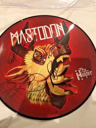 Mastodon Signed " The Hunter " Picture Disc Unplayed