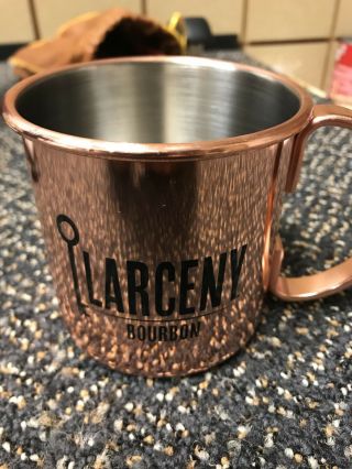 Larceny Bourbon Mule Mug.  Copper.  Distillery Kentucky 