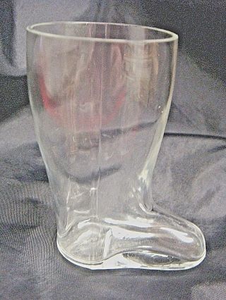 Unique Vintage English Riding Boot Shot Glass - Very Thin Glass Or Crystal