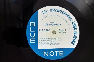 LEE MORGAN CANDY BLUE NOTE BLP 1590 Japan VINYL LP 2
