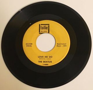 TOLLIE Vee Jay 45 / The Beatles / Love Me Do / 3