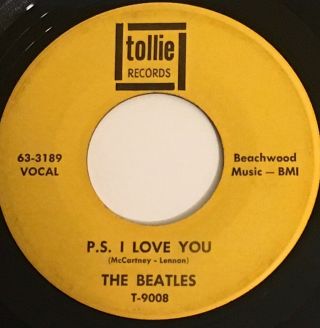 TOLLIE Vee Jay 45 / The Beatles / Love Me Do / 5