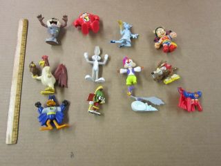 Warner Brothers Cartoon Figurine Set From Applause - - Bugs,  Daffy And Foghorn Etc.