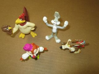 Warner Brothers cartoon figurine set from Applause - - Bugs,  Daffy and Foghorn etc. 3