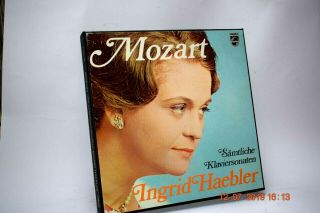 Ingrid Haebler Mozart Complete Piano Sonatas Philips 6 Lp Box Sc 71 Ax 601 Nmint