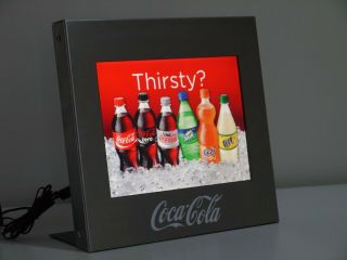 Limited Coca Cola 12 Inch Digital Counter Top Display Advertising Box