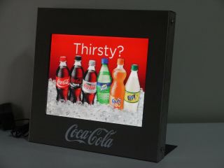 Limited Coca Cola 12 Inch Digital Counter Top Display Advertising Box 4