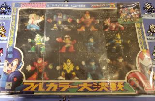 Bandai Rockman Mega Man 5 Ultra Rare Fullcolor Daikessen Figures Box Set 12pcs
