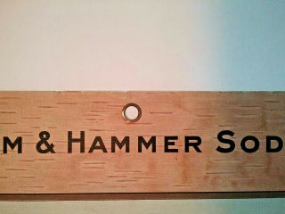 1904 Rare ARM & HAMMER Salesman Sample Lg.  Signed TRADE CARD SIGN - Wood Duck 7