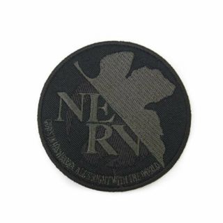 Rebuild Neon Evangelion Nerv Removable Patch Badge Wappen Cospa Anime Art