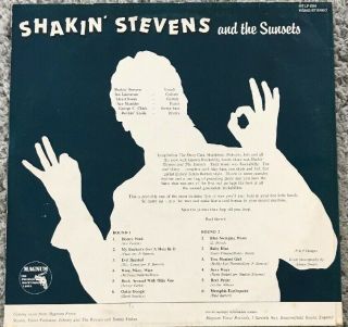 SHAKIN’ STEVENS AND THE SUNSETS AT THE ROCKHOUSE LP MFLP - 004 2