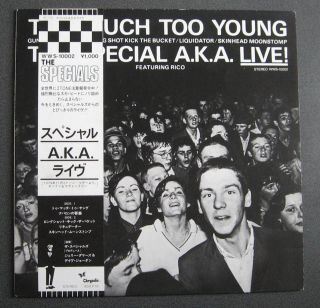 Specials Aka Live 12 " 45 Nm Japan 2tone 1980 5 Track Ep W/obi & Insert