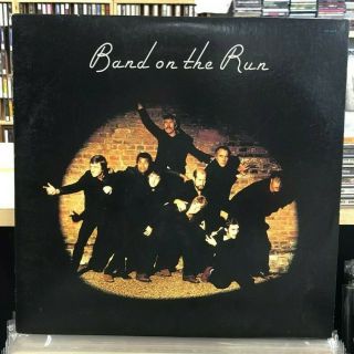 Paul Mccartney & Wings Band On The Run 1973 Vinyl Lp Record Near