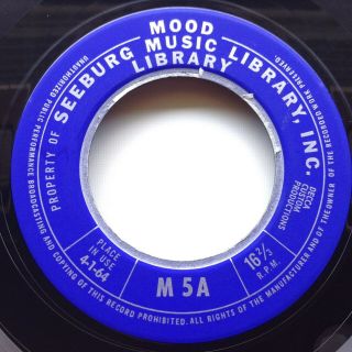 1964 Seeburg 1000 Background Music 16 Rpm Complete Quarterly Mood Set