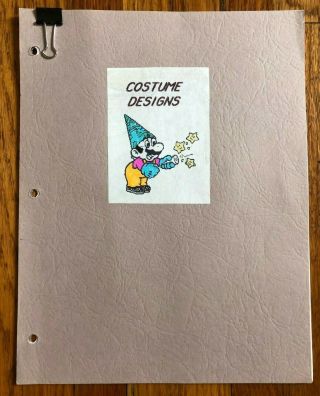 Mario Bros.  Show Costume Designs Notebook Dic Animation City Michael Davis