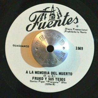 Latin Salsa 45 - Fruko Y Sus Tesos - A La Memoria Del Muerto /la Fruta M - Hear
