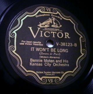 Bennie Moten - Victor V - 38123 Loose Like A Goose (chicago 1929) Beauty