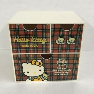 Sanrio Hello Kitty Plastic Storage Box W/ 3 Drawers