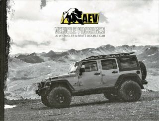 2016 Aev Jk Wrangler & Brute Double Cab Pickup Dealer Sales Brochure - Rare