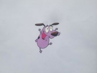 Courage The Cowardly Dog Hand Painted Animation Cel