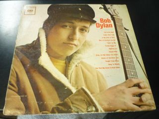 1962 Bob Dylan S/t Self Titled 6 Eye Mono Lp Columbia Cl 1779