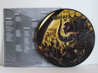Motorhead We Are Motorhead Picture Disc Lp 2011 Steamhammer Limited 19/500