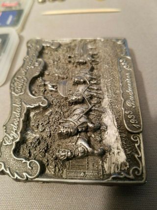 Budweiser Clydesdales 50th Anniversary Belt Buckle Rare Unreleased Prototype 8
