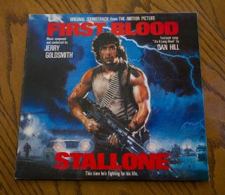 First Blood (soundtrack) Jerry Goldsmith Regency Records Vinyl