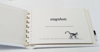Rare B Kliban Cat in Red Shoes Snapshots Photo Album Printed in USA 2