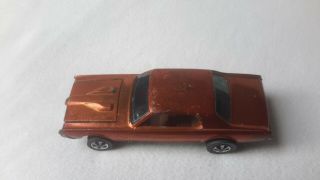 VINTAGE HOT WHEELS REDLINE 1967 CUSTOM COUGAR ORANGE WITH DARK INTERIOR toy car 6