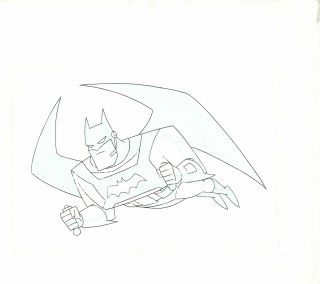 Batman Flying From Batman The Animated Series Animation Drawing