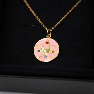 Sailor Moon Official 20th Limited Sterling Silver 18K Pendant Crystal Star 2