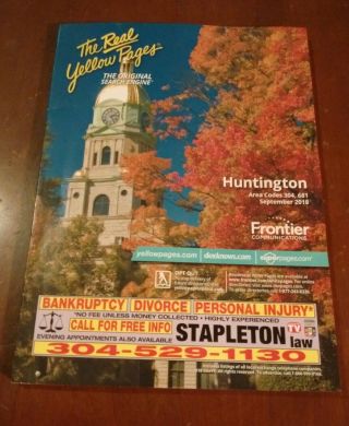 Huntington Wv 2018 Telephone Directory Phone Book Milton Barboursville Ft.  Gay