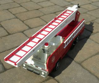 Vintage Tonka Aerial Ladder Fire Truck Engine 2960 w All Ladders 1970s 3